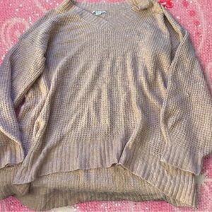 Dusty rose oversized American eagle sweater